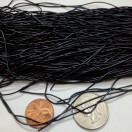 BLACK - 150 Inches French Metal Wire Gimp Coil Bullion Purl - Smooth Regular - 3.80 Meters